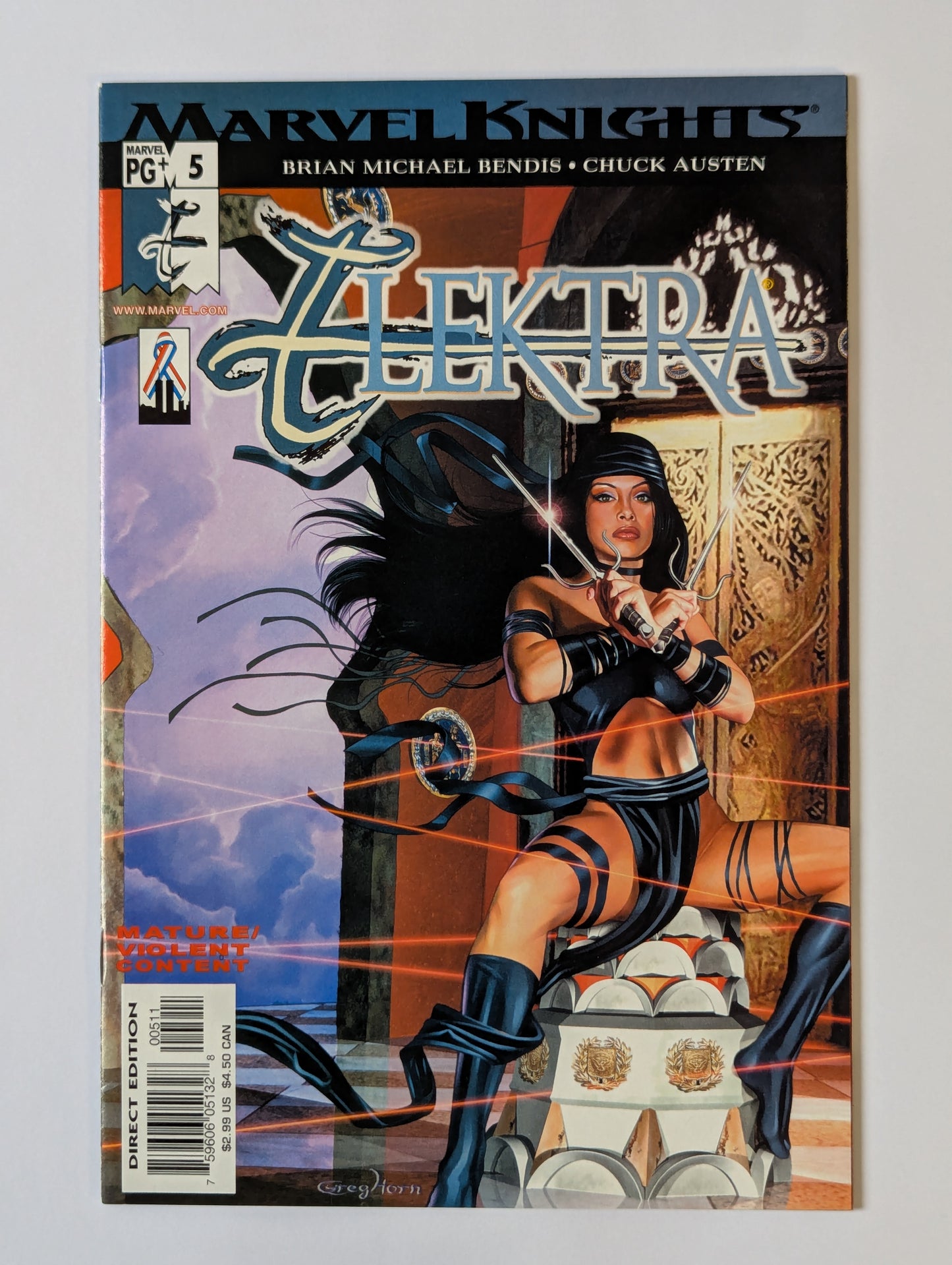 Elektra #5 Marvel Comic Book