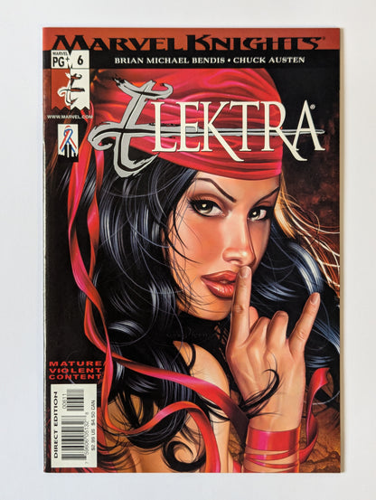 Elektra #6 Marvel Comic Book