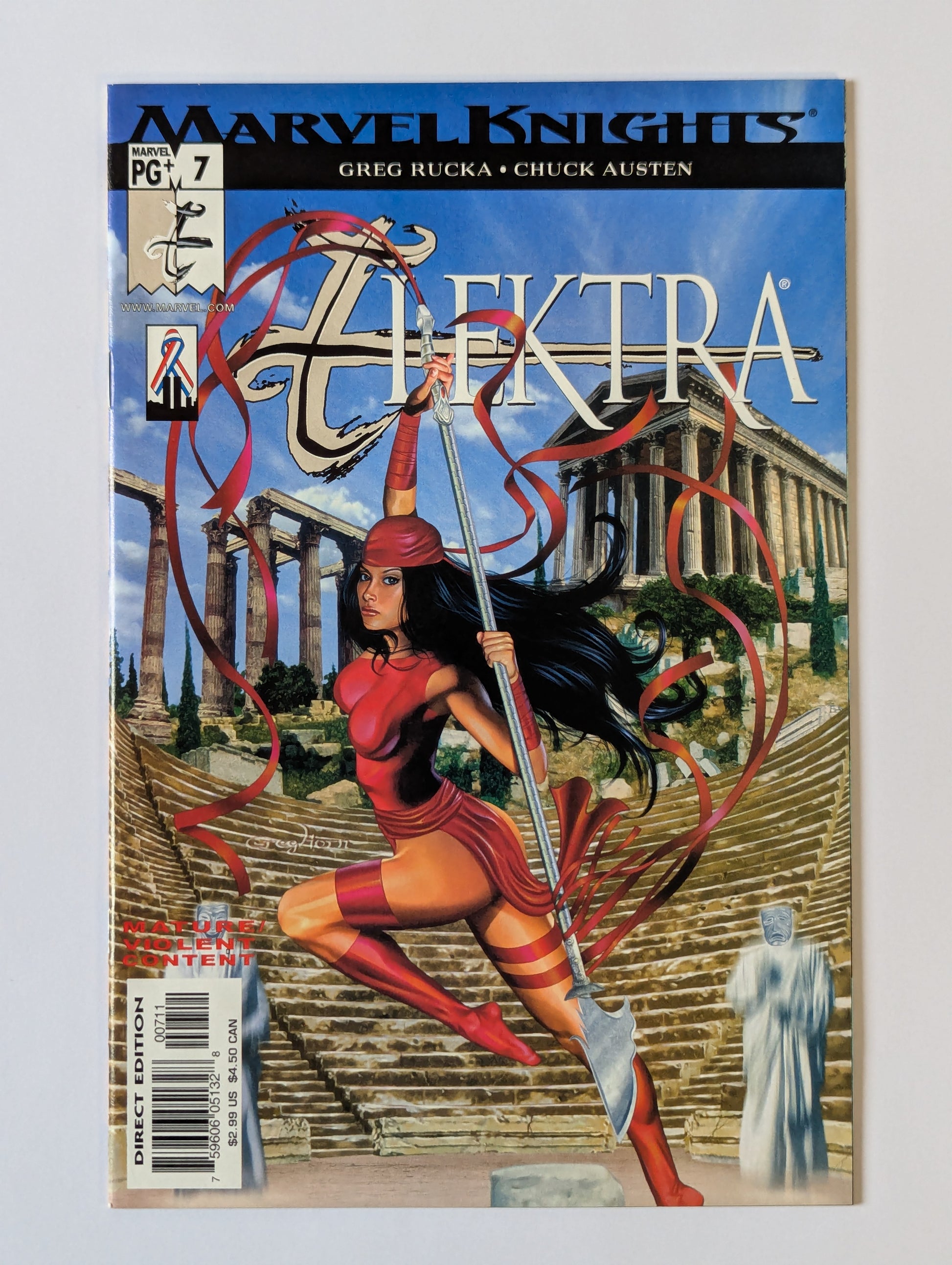 Elektra #7 Marvel Comic Book
