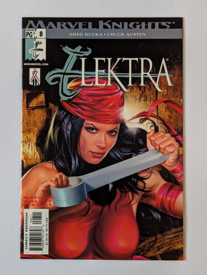 Elektra #8 Marvel Comic Book