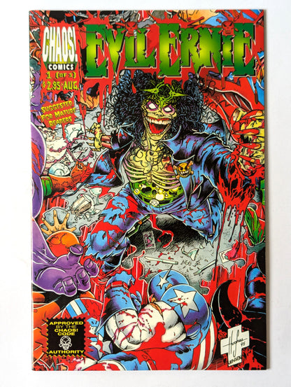 Evil Ernie vs the Superheroes #1 Chaos! Comic Book