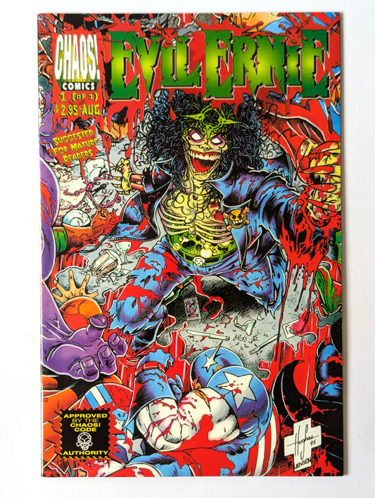 Evil Ernie vs the Superheroes #1 Chaos! Comic Book