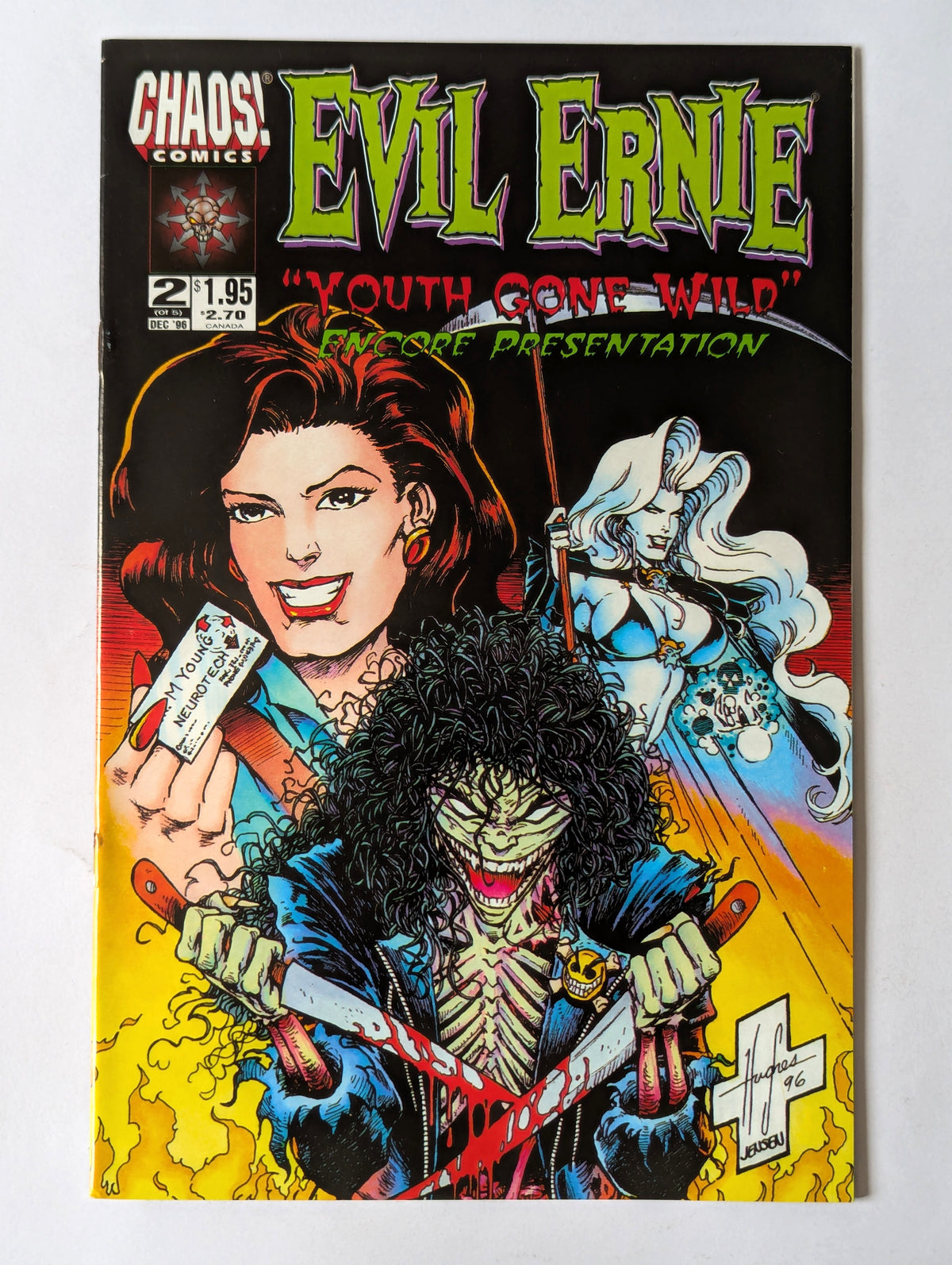 Evil Ernie Straight to Hell #2 Chaos! Comic Book