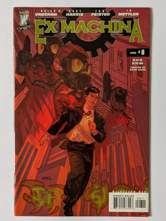 Ex Machina #8 Wildstorm Comic Book