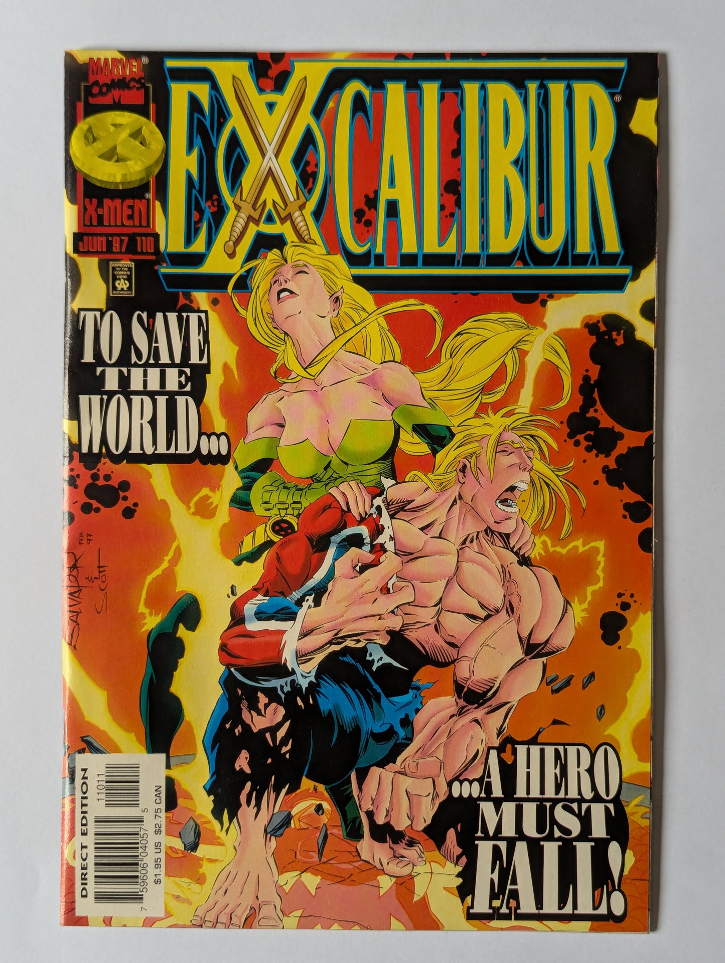 Excalibur #110 Marvel Comic Book