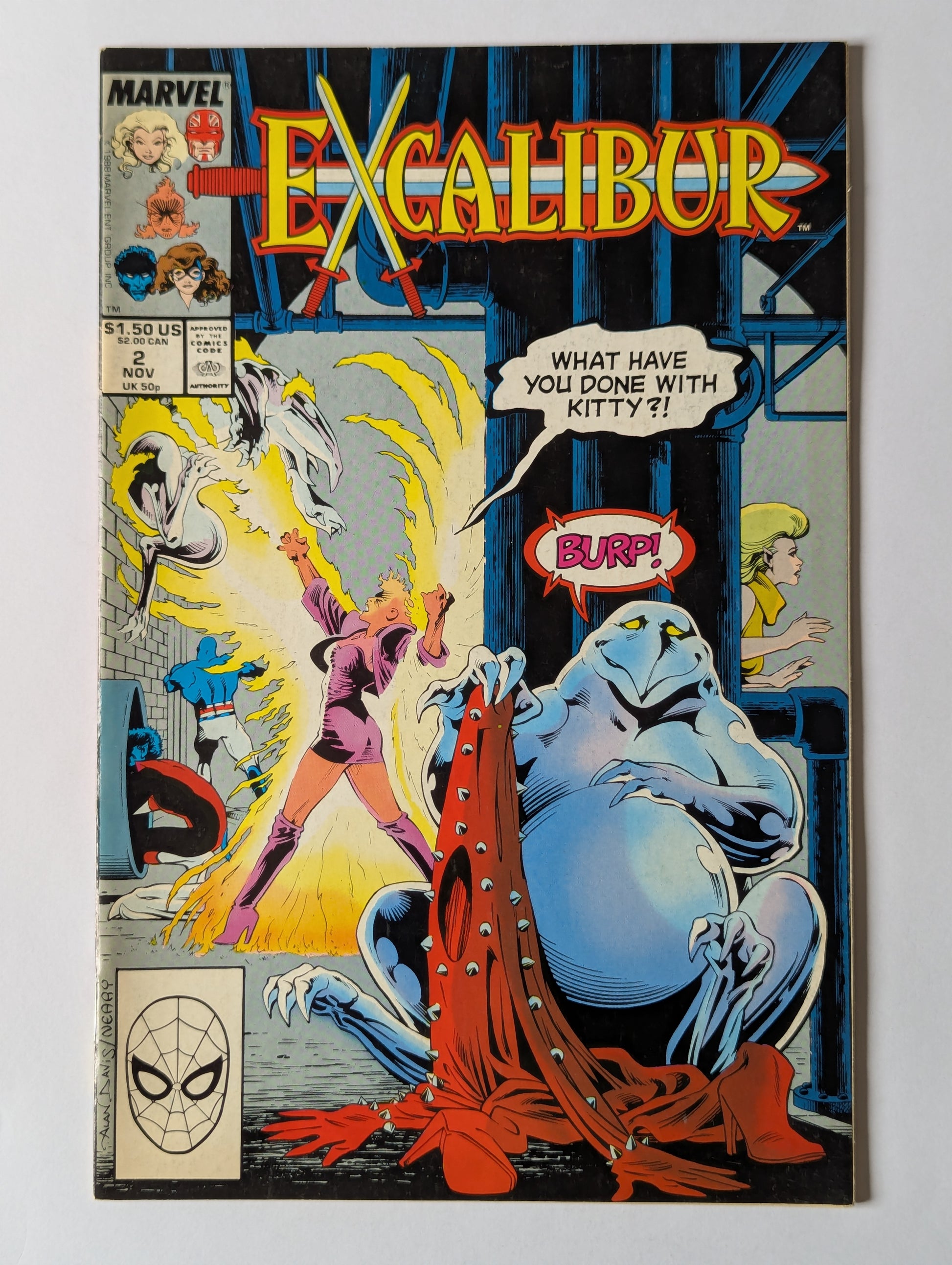 Excalibur #2 Marvel Comic Book