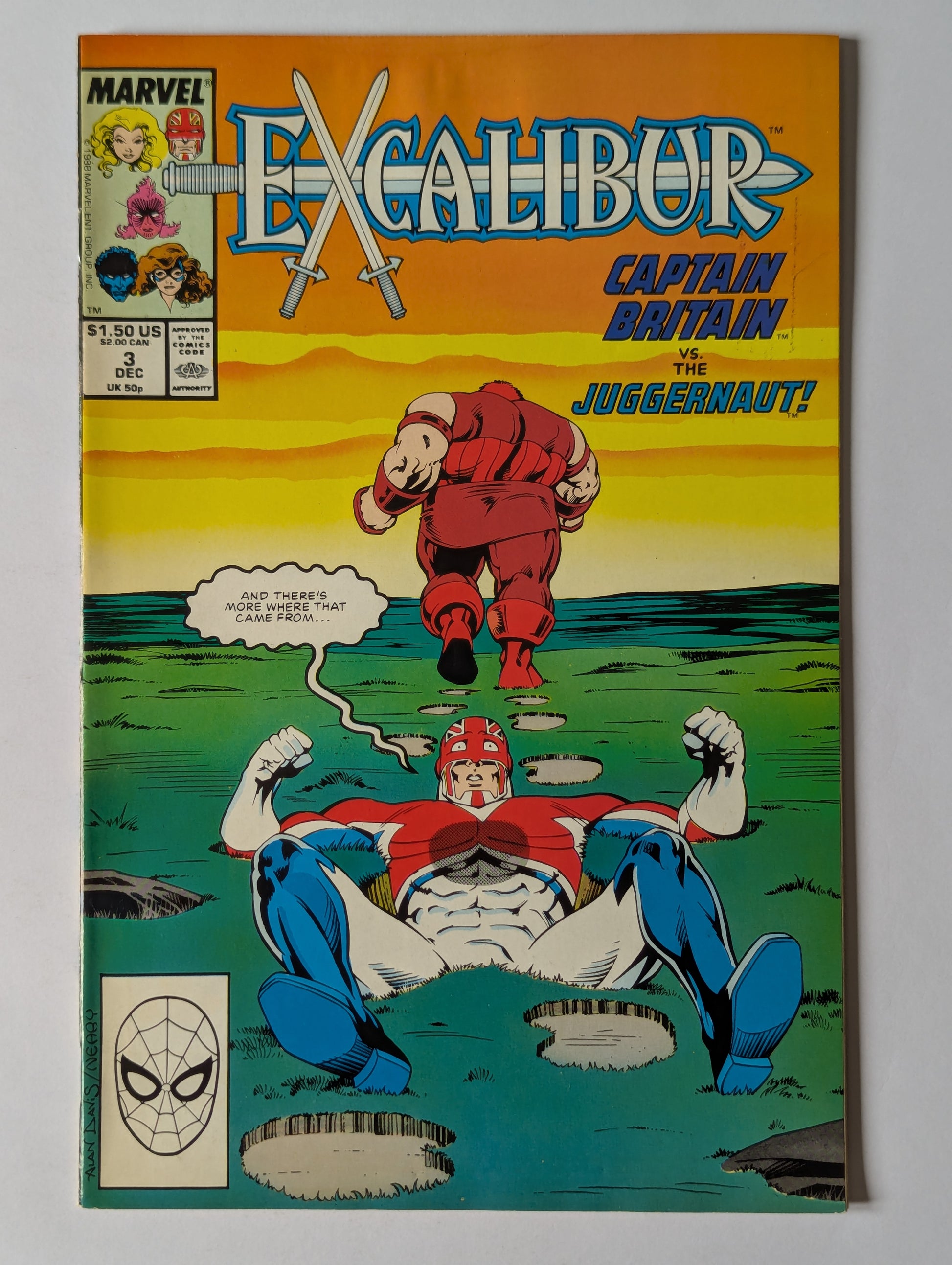 Excalibur #3 Marvel Comic Book