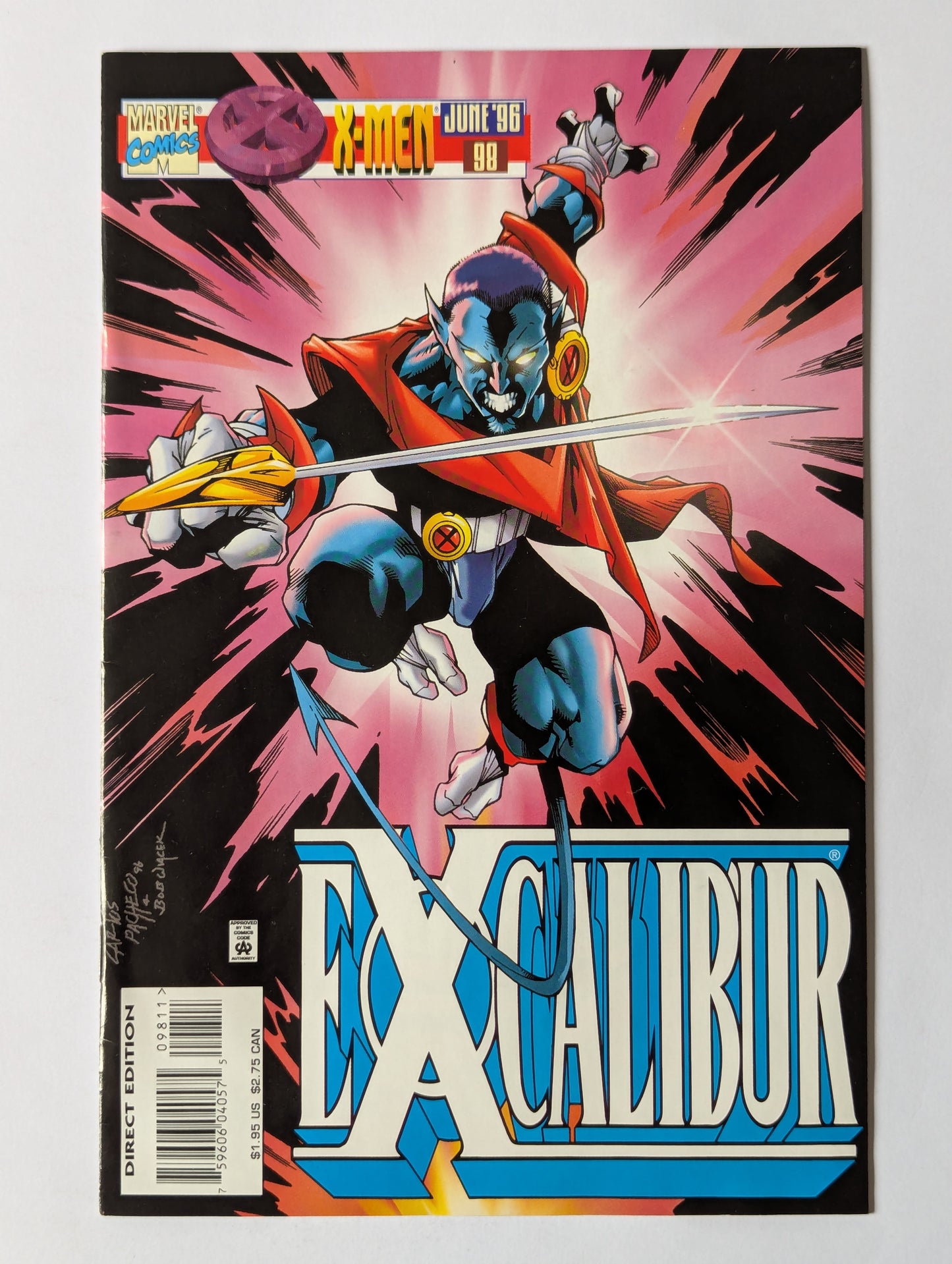 Excalibur #98 Marvel Comic Book
