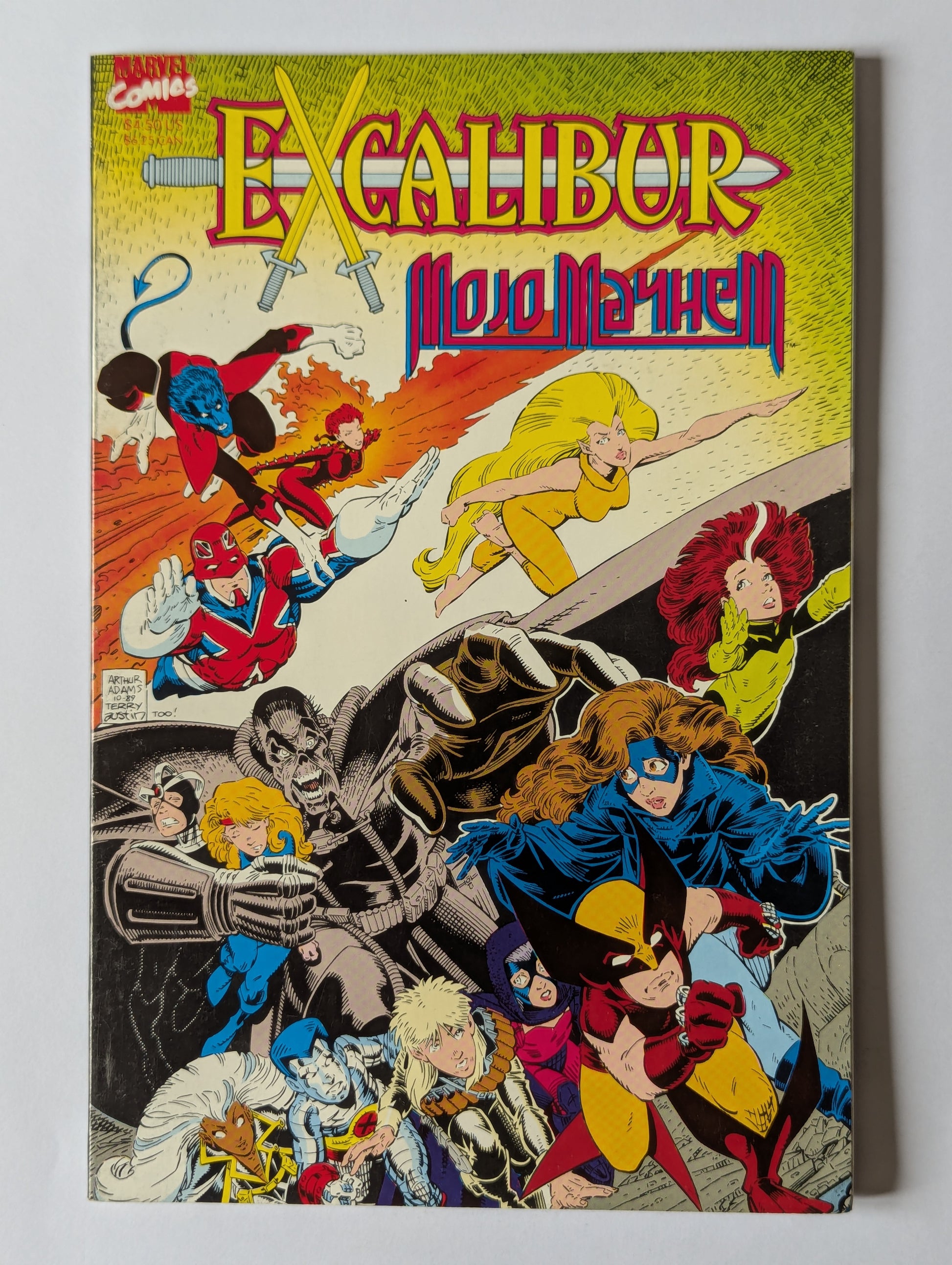 Excalibur Mojo Mayhem Marvel Comic Book