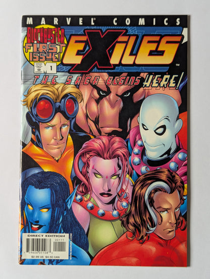 Exiles #1 Marvel Comic Book