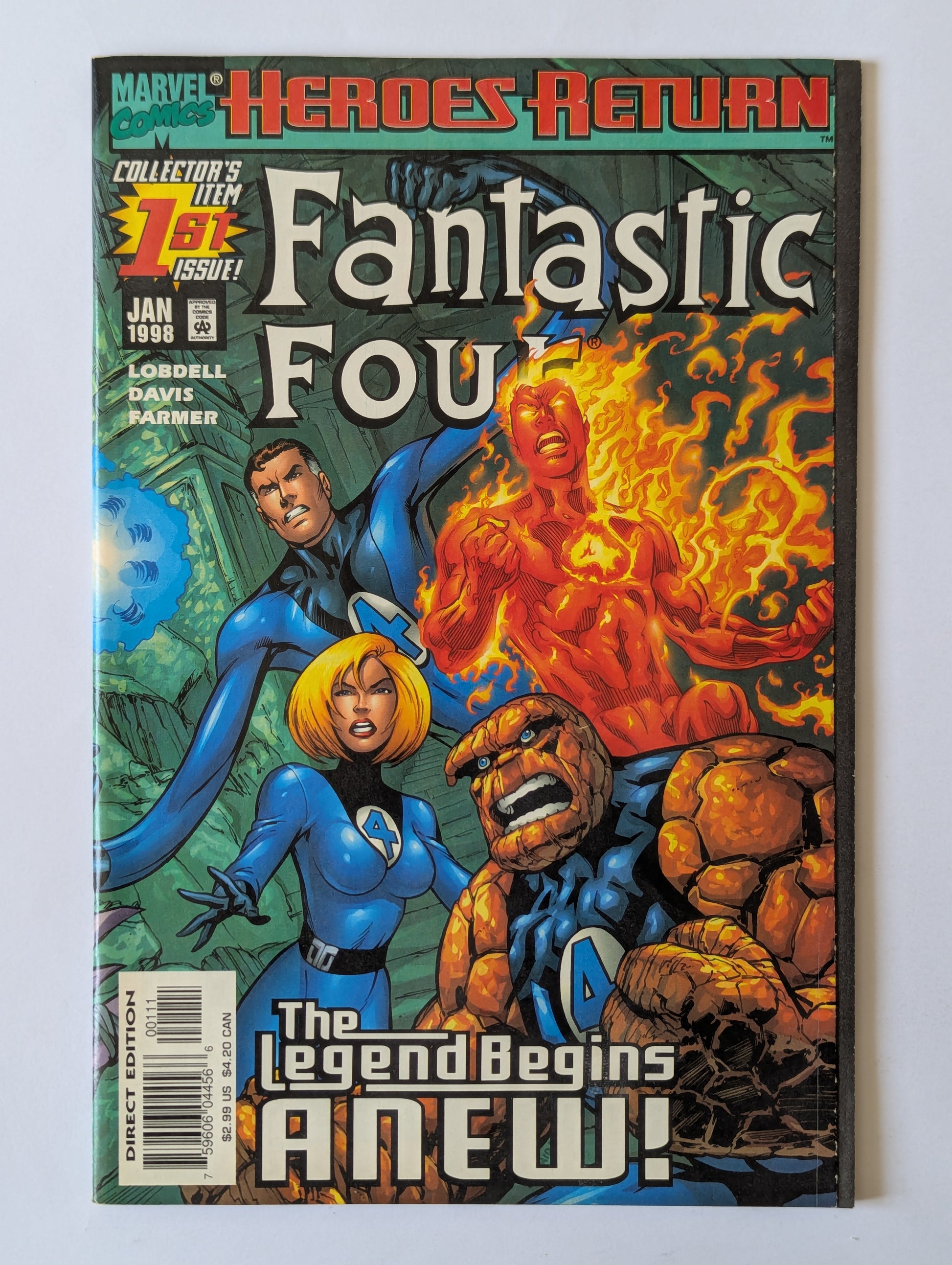 Fantastic Four #1 Marvel Comic Book