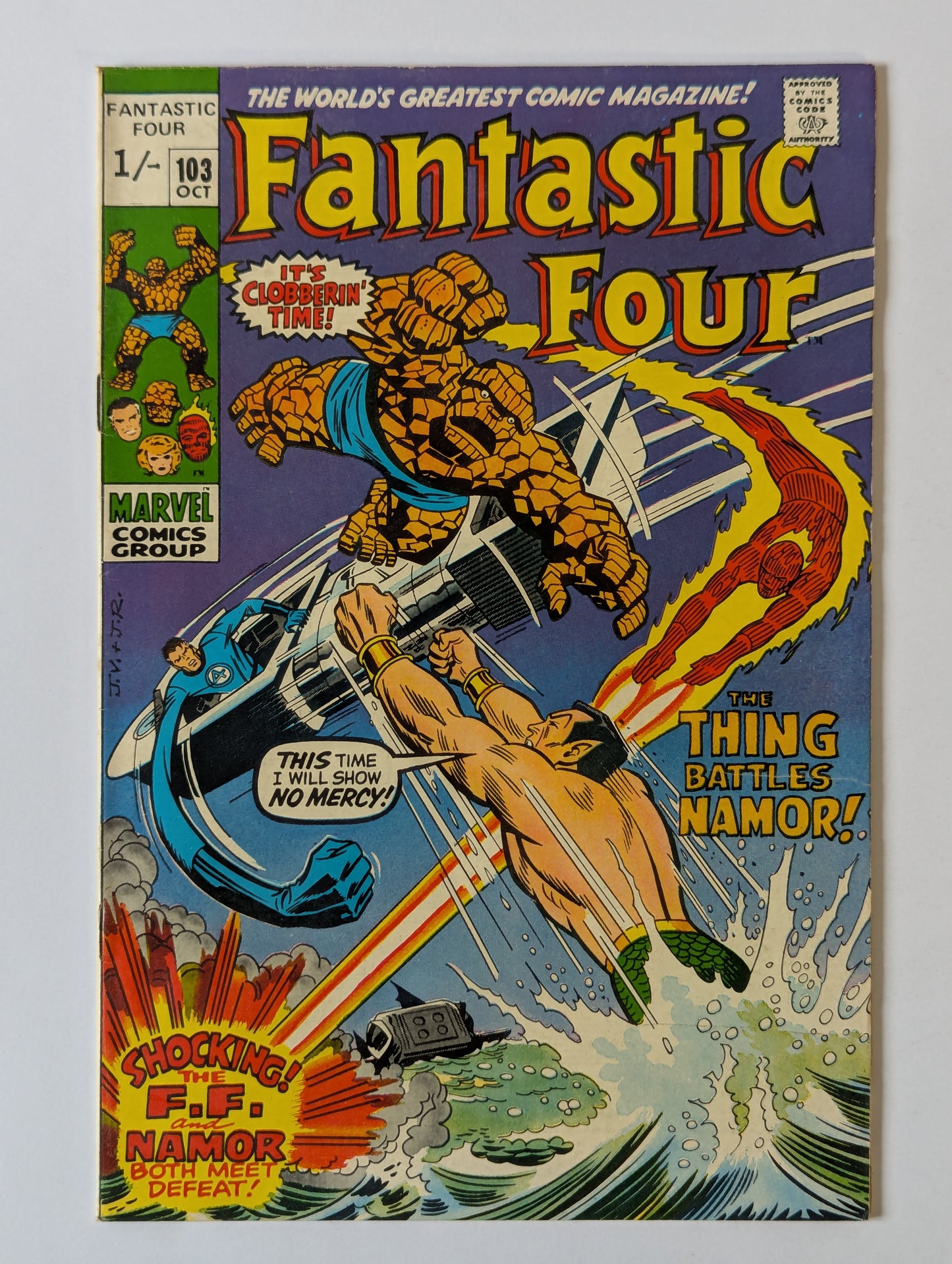 Fantastic Four #103 Marvel Comic Book