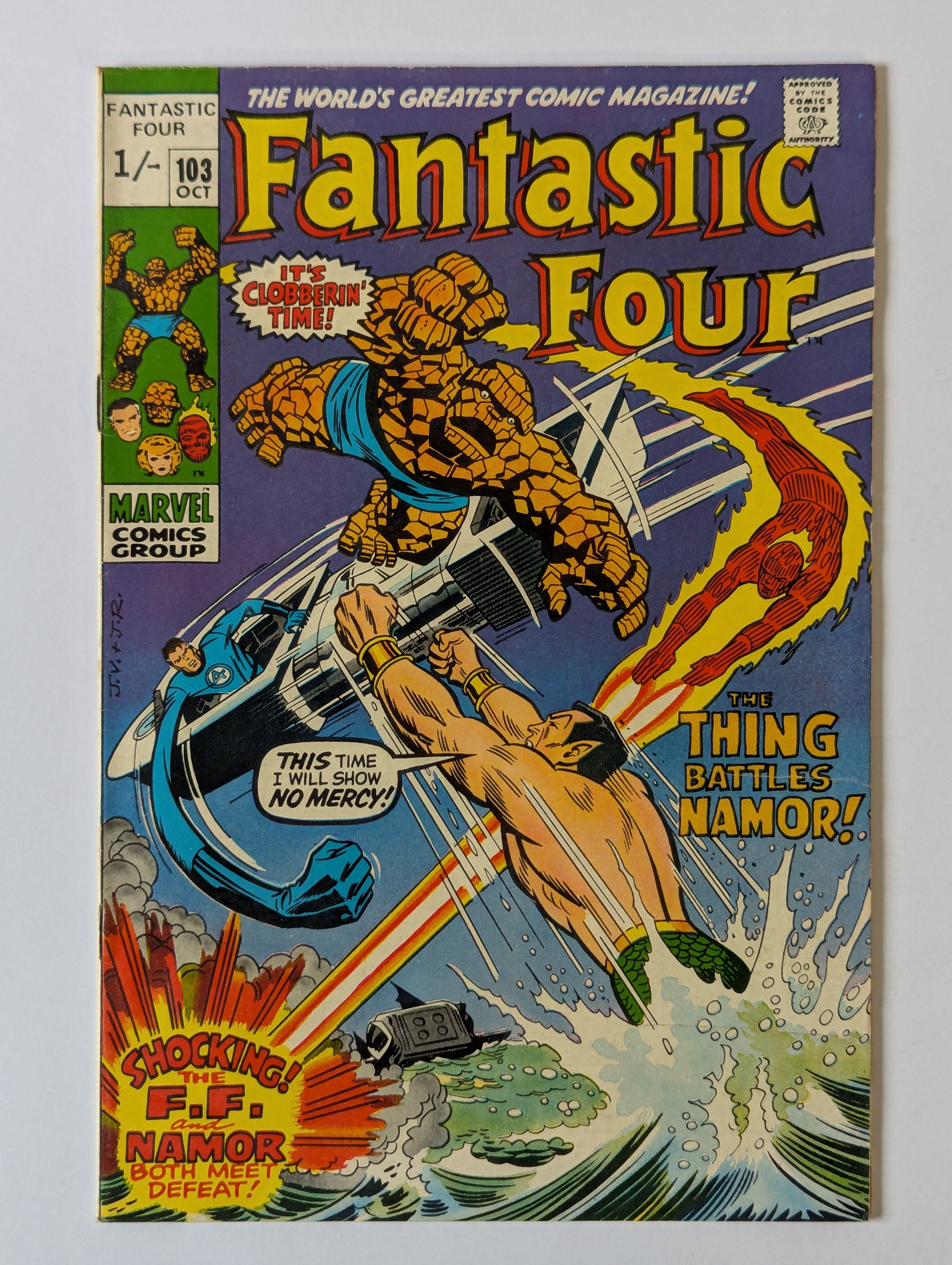 Fantastic Four #103 Marvel Comic Book