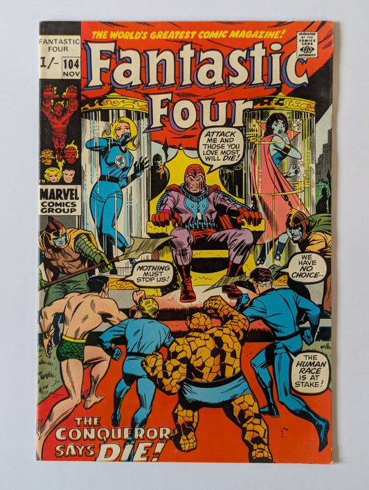 Fantastic Four #104 Marvel Comic Book