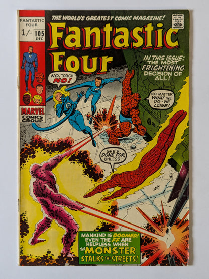 Fantastic Four #105 Marvel Comic Book