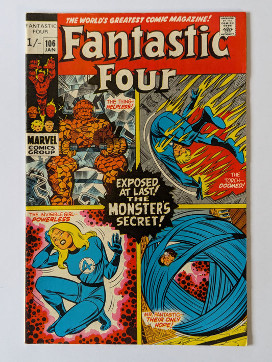 Fantastic Four #106 Marvel Comic Book