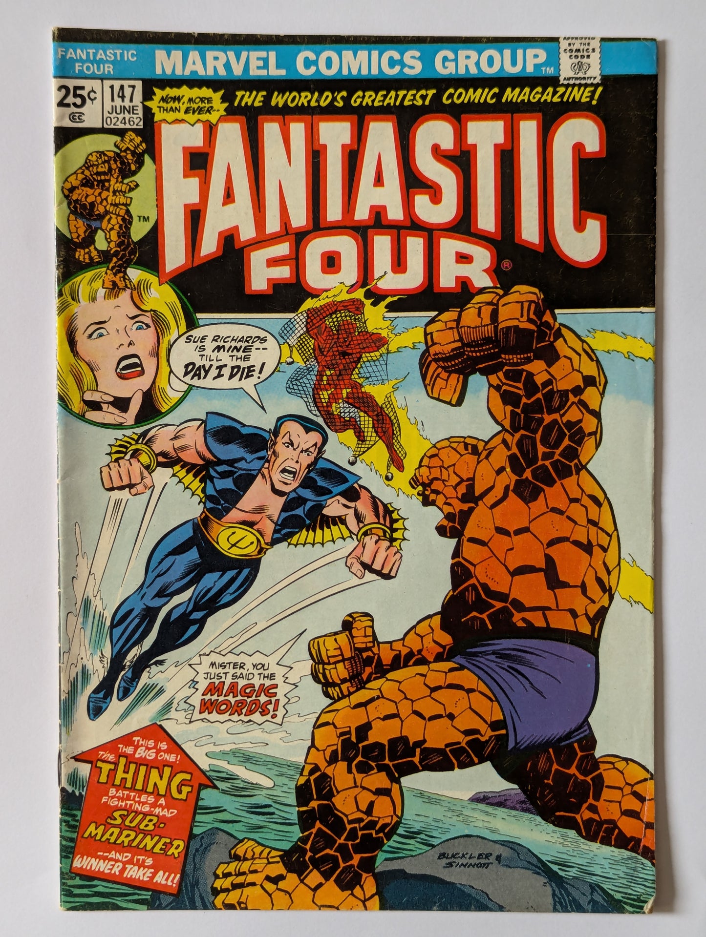 Fantastic Four #147 Marvel Comic Book