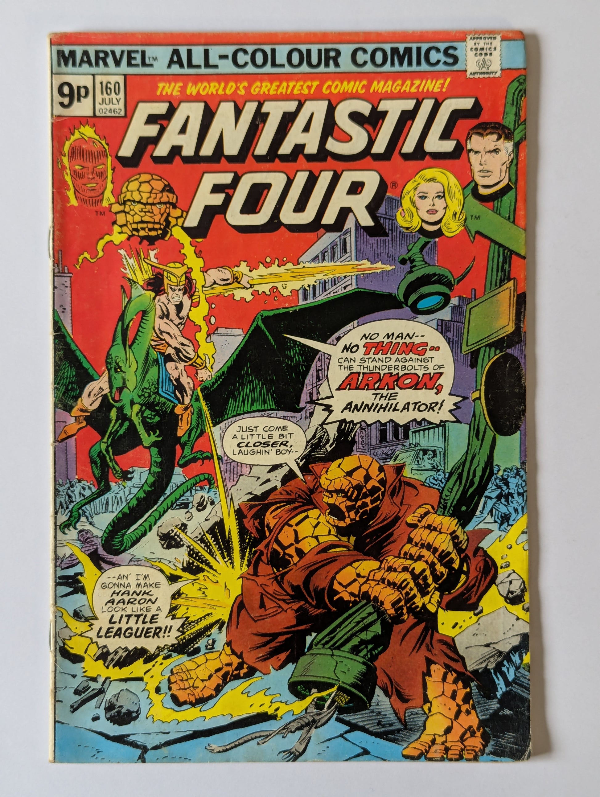 Fantastic Four #160 Marvel Comic Book