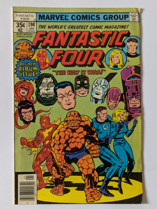 Fantastic Four #190 Marvel Comic Book