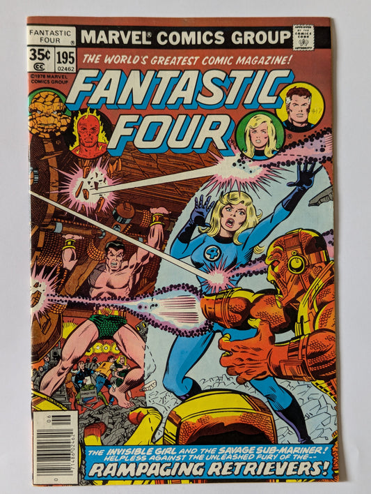 Fantastic Four #195 Marvel Comic Book