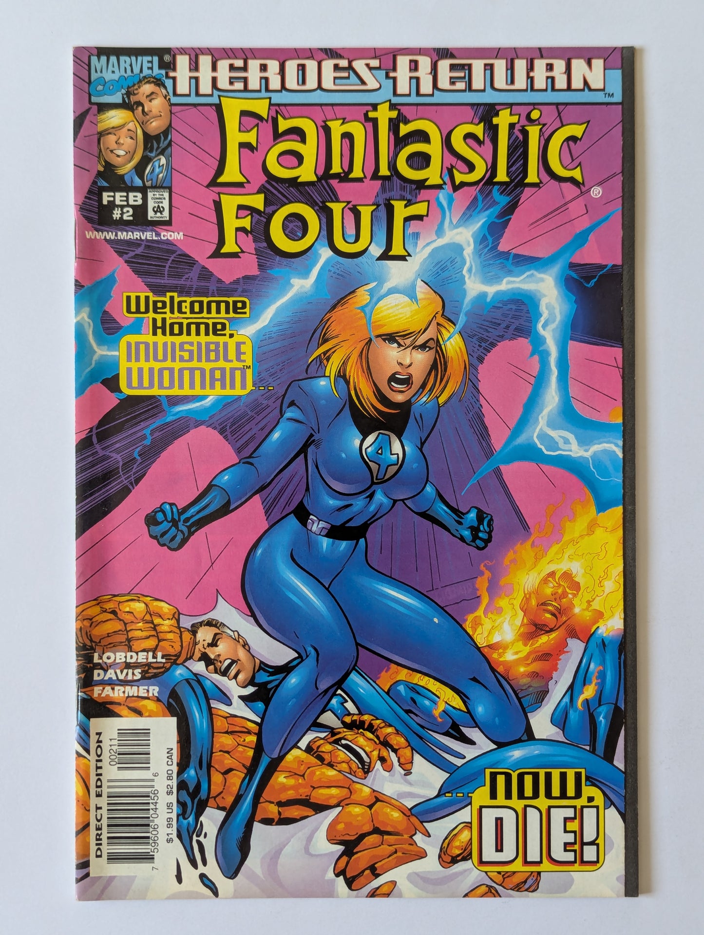 Fantastic Four #2 Marvel Comic Book
