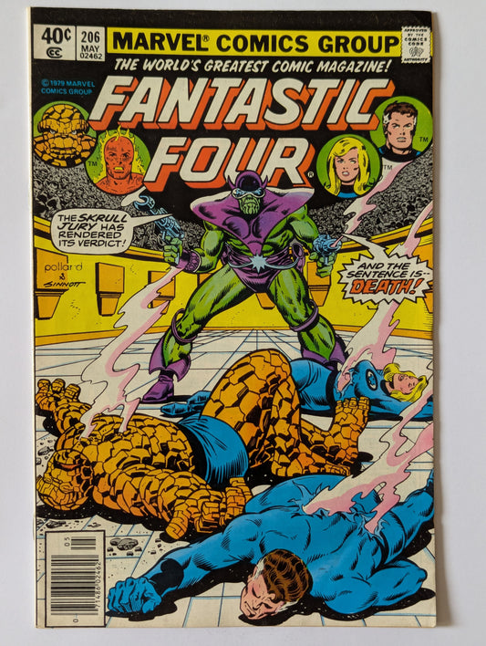 Fantastic Four #206 Marvel Comic Book