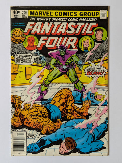 Fantastic Four #206 Marvel Comic Book