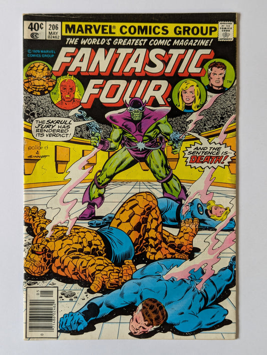 Fantastic Four #206 Marvel Comic Book