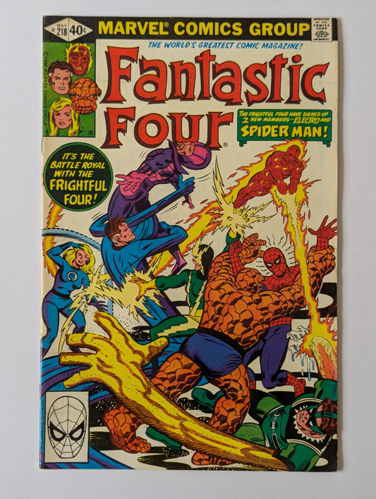 Fantastic Four #218 Marvel Comic Book