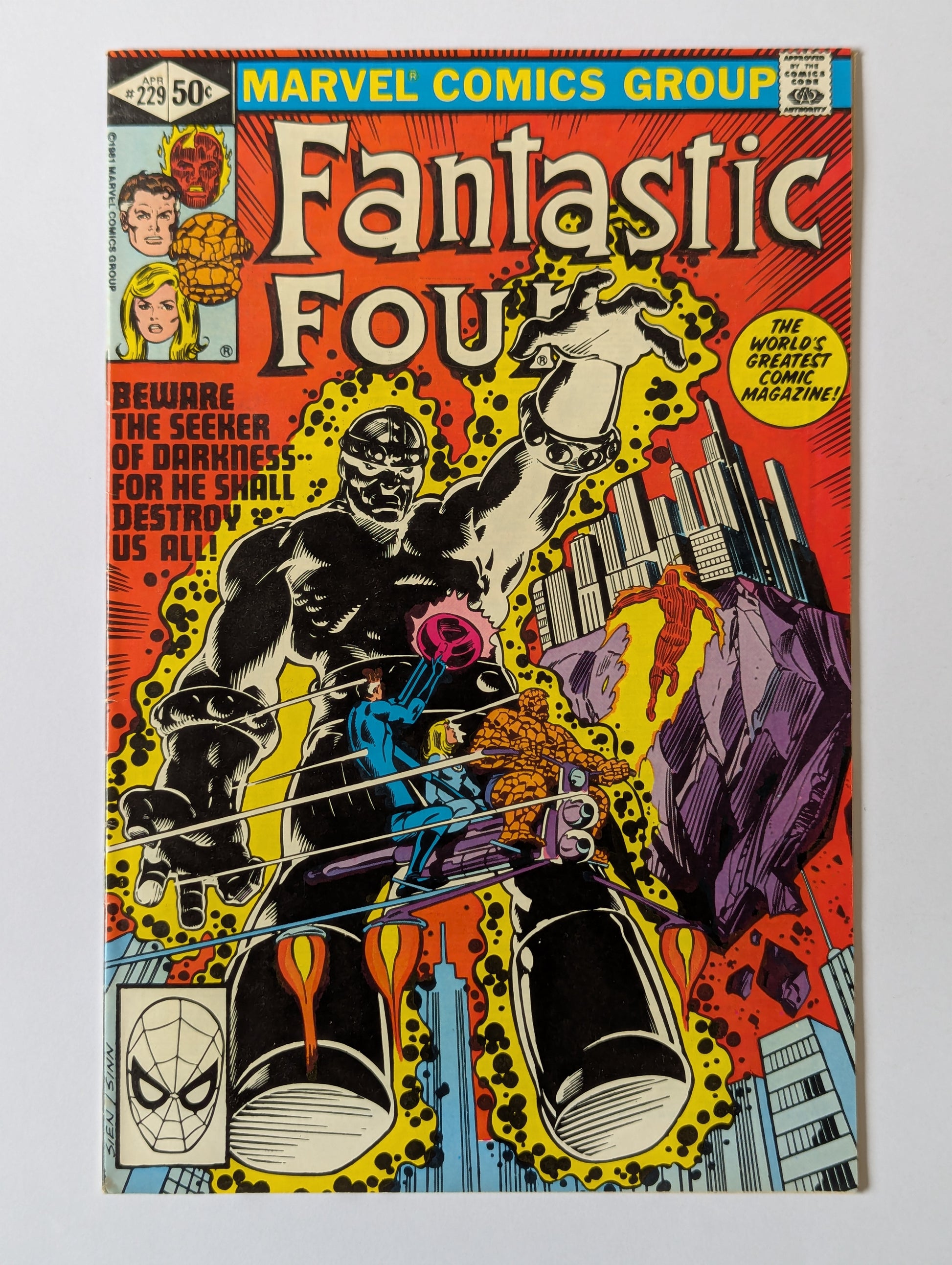 Fantastic Four #229 Marvel Comic Book