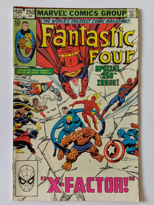 Fantastic Four #250 Marvel Comic Book