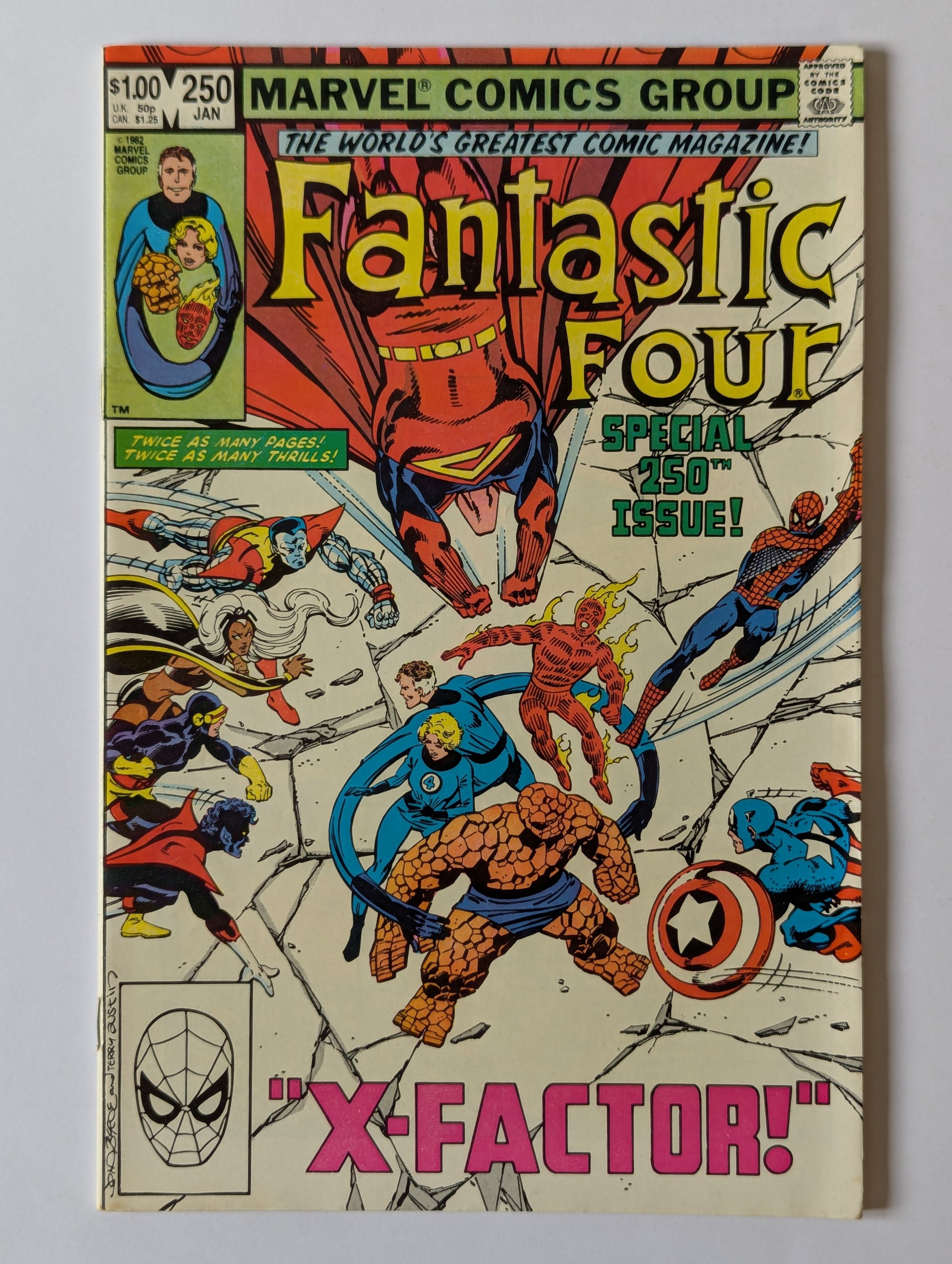 Fantastic Four #250 Marvel Comic Book