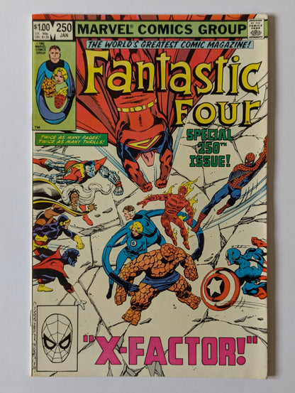 Fantastic Four #250 Marvel Comic Book