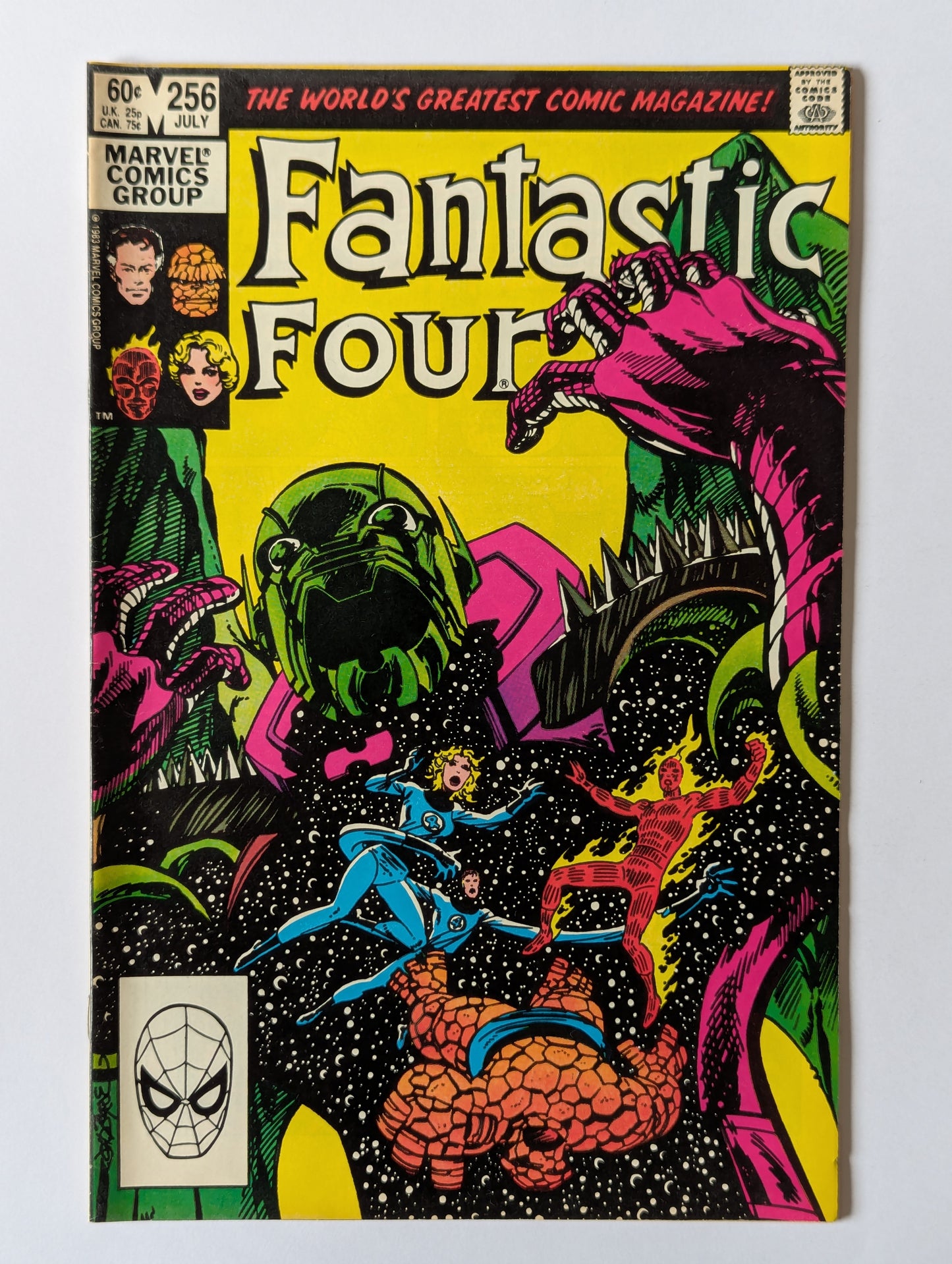 Fantastic Four #256 Marvel Comic Book
