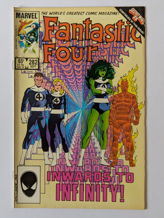 Fantastic Four #282 Marvel Comic Book