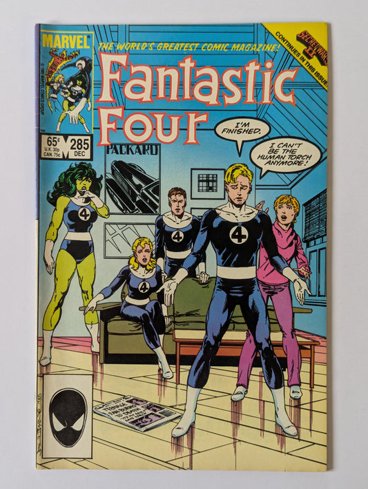 Fantastic Four #285 Marvel Comic Book
