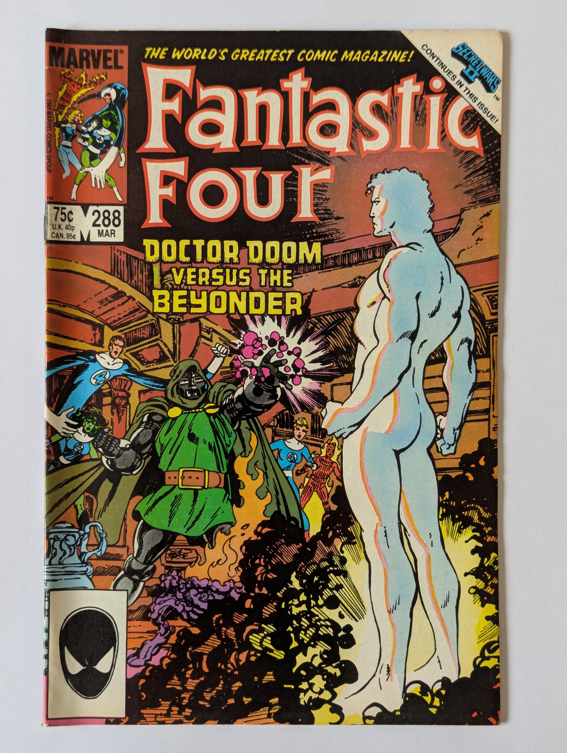 Fantastic Four #288 Marvel Comic Book