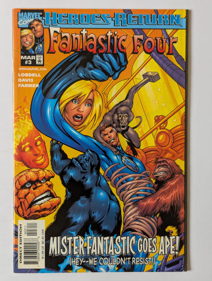 Fantastic Four #3 Marvel Comic Book