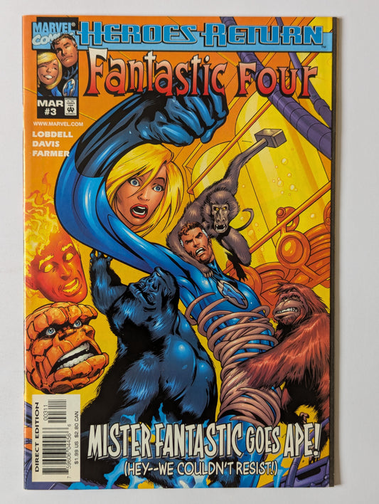 Fantastic Four #3 Marvel Comic Book