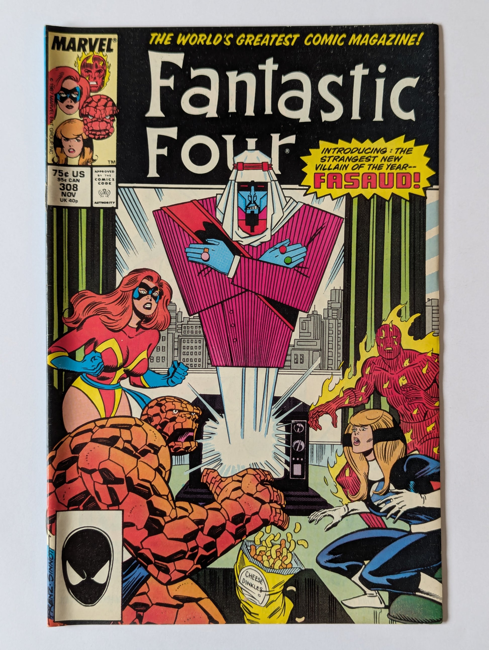 Fantastic Four #308 Marvel Comic Book
