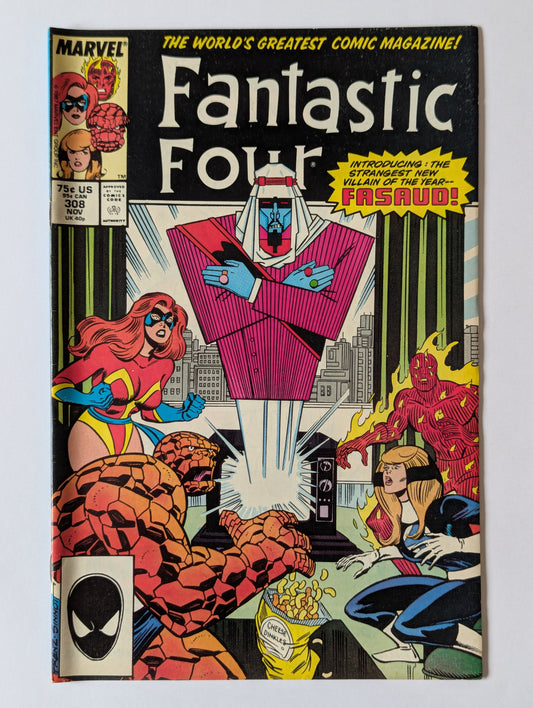 Fantastic Four #308 Marvel Comic Book