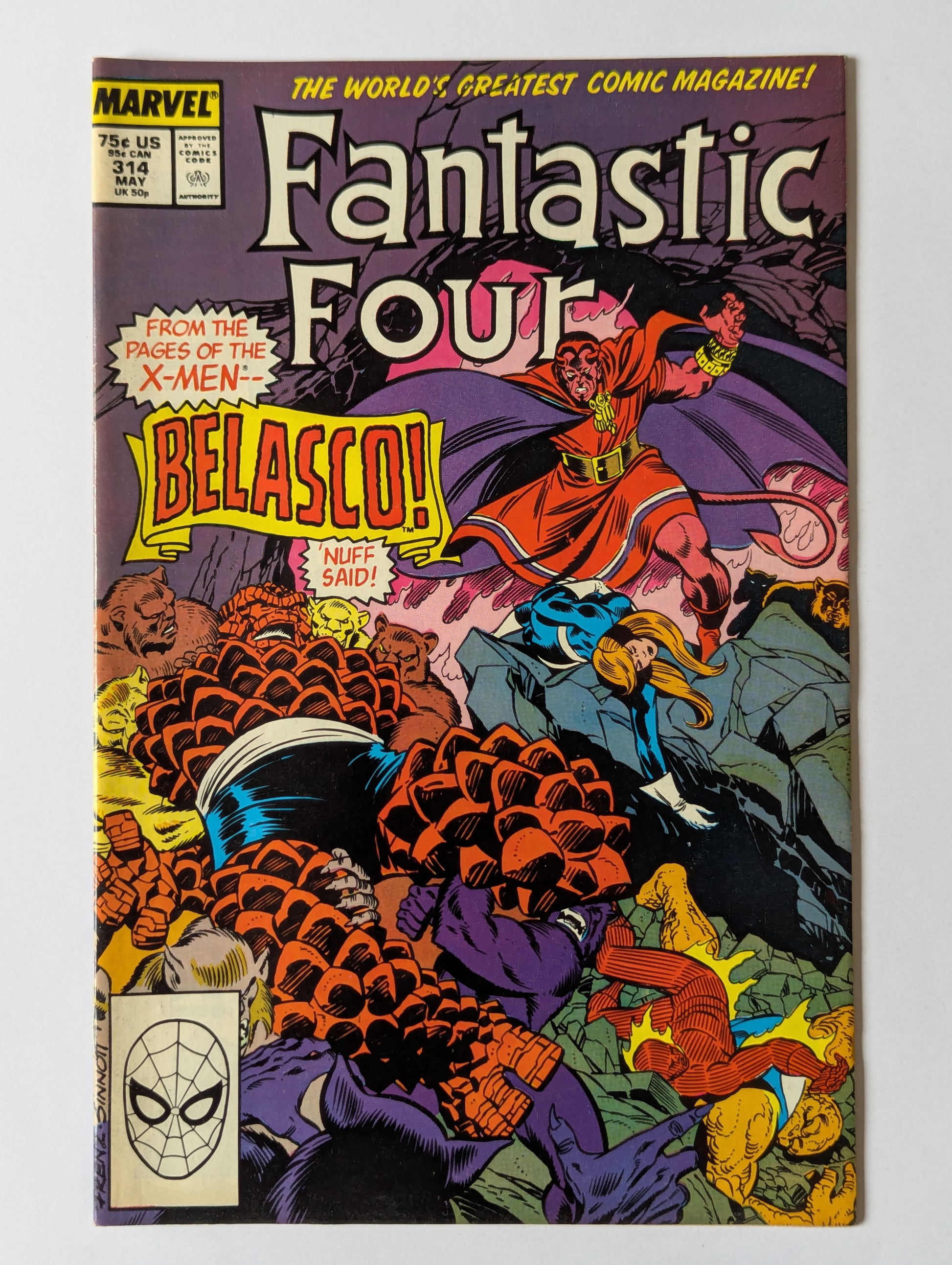Fantastic Four #314 Marvel Comic Book