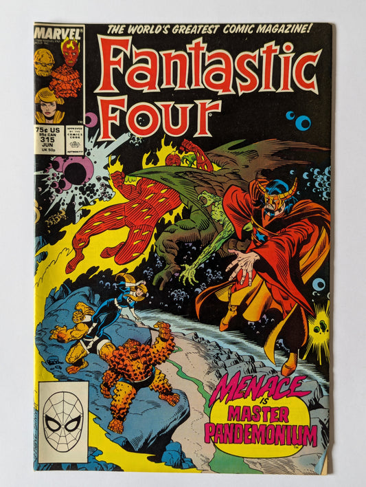 Fantastic Four #315 Marvel Comic Book