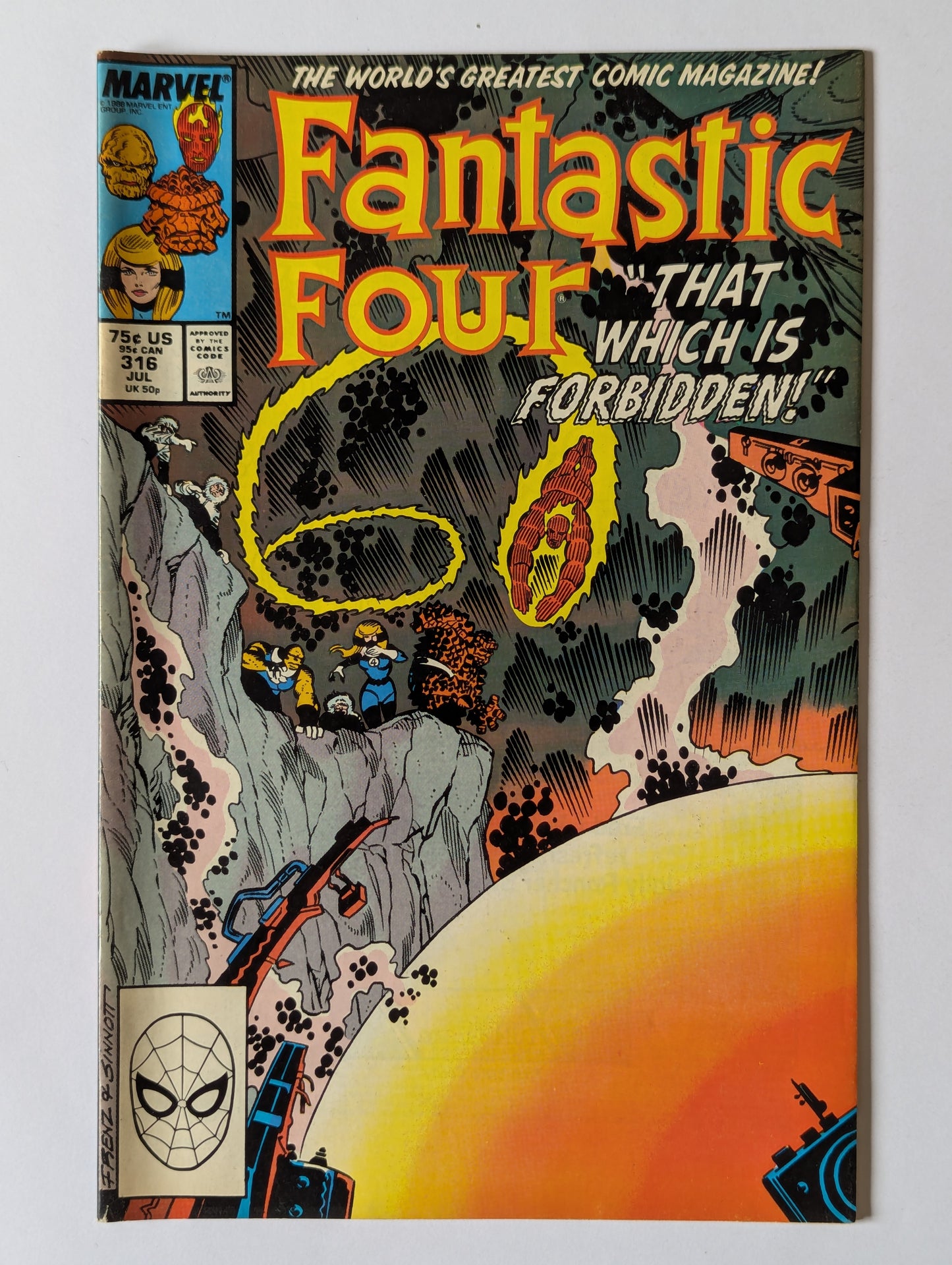 Fantastic Four #316 Marvel Comic Book