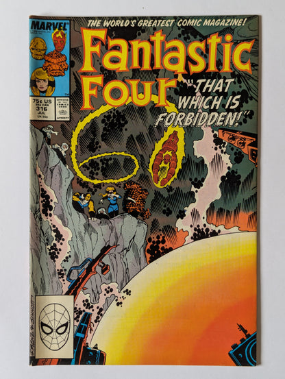Fantastic Four #316 Marvel Comic Book