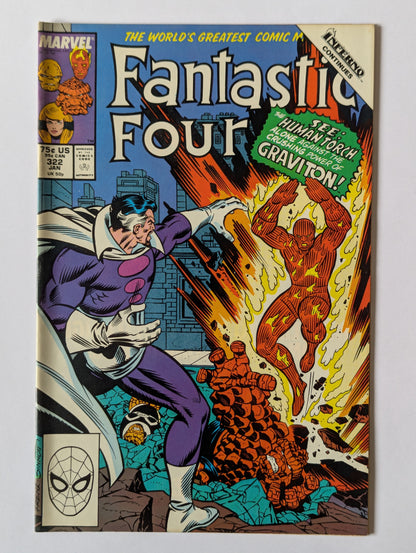 Fantastic Four #322 Marvel Comic Book