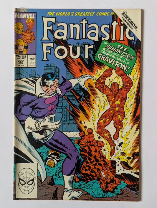 Fantastic Four #322 Marvel Comic Book