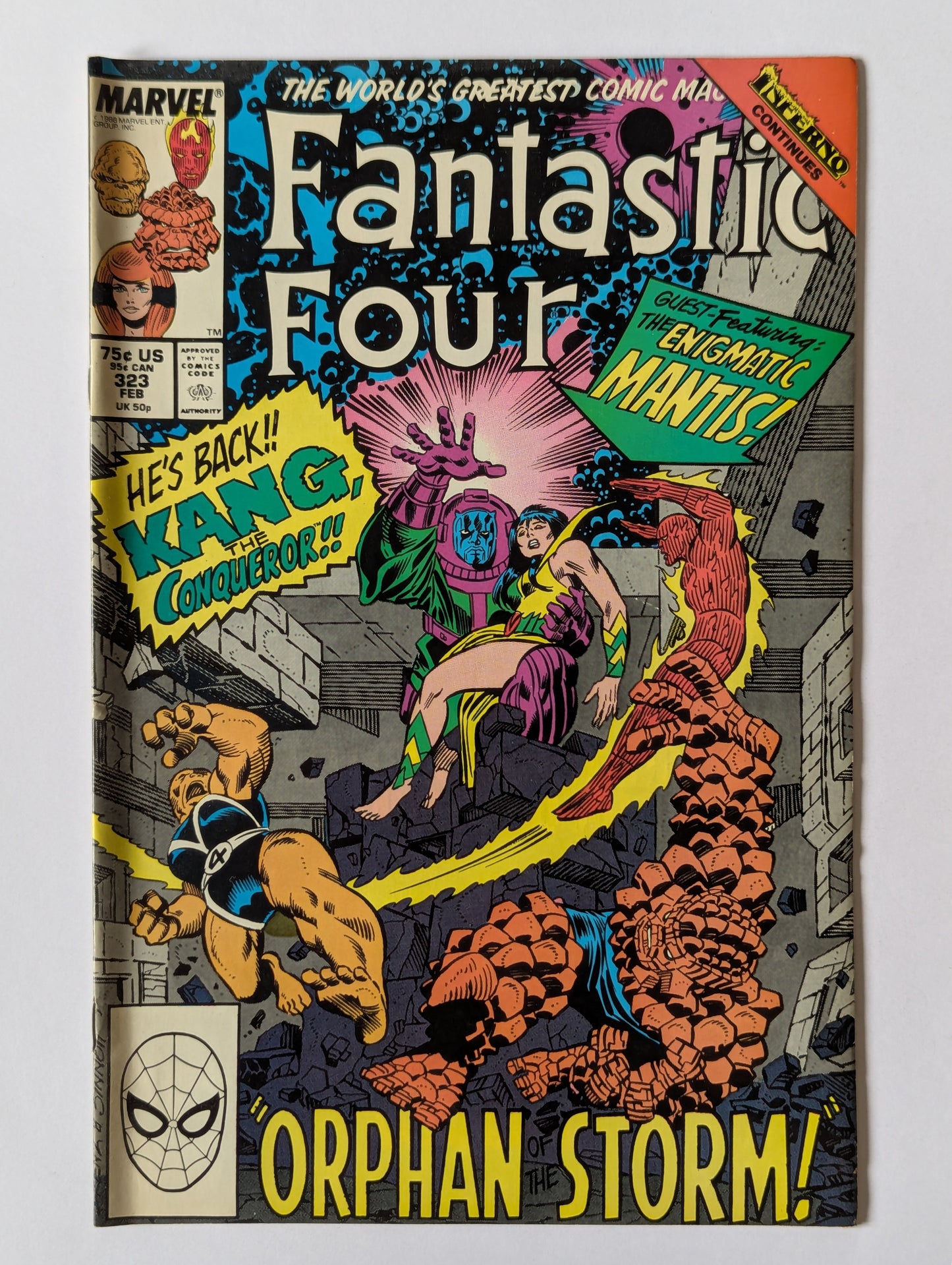 Fantastic Four #323 Marvel Comic Book