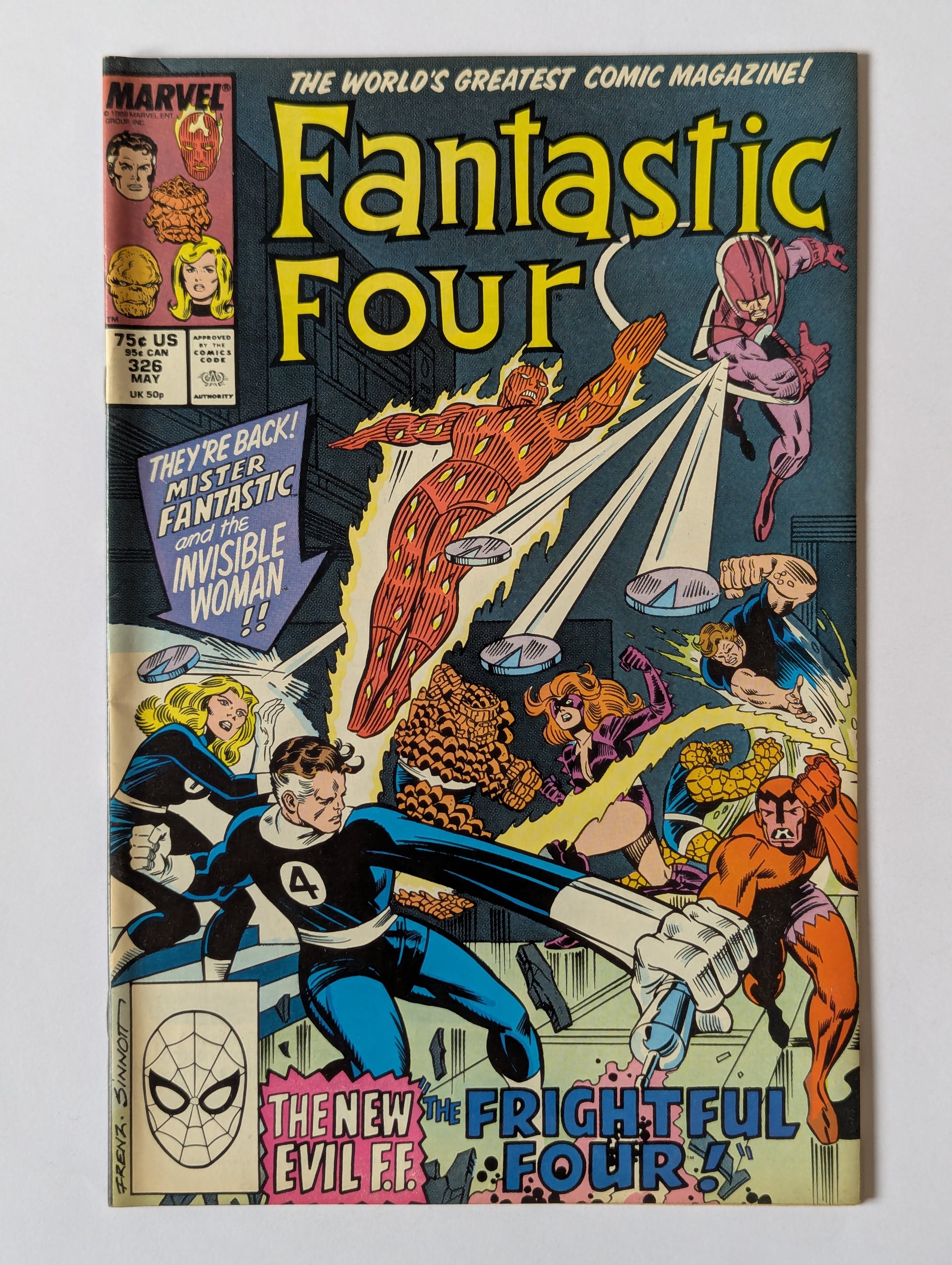Fantastic Four #326 Marvel Comic Book
