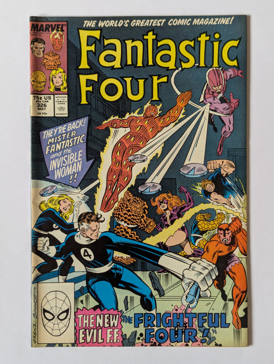Fantastic Four #326 Marvel Comic Book